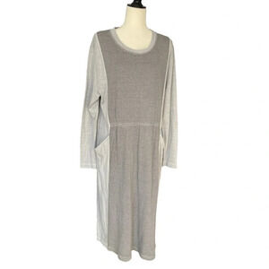 POETRY Hemp/organic cotton blend Dress Grey